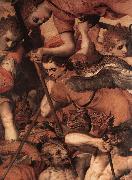 FLORIS, Frans, The Fall of the Rebellious Angels (detail) dg
